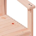 vidaXL Salon de jardin 3 Pièces bois massif douglas