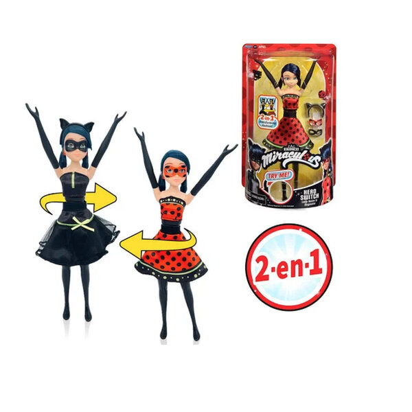 Figurine Miraculous Ladybug - Transformation Magique et Interactivité