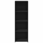 vidaXL Buffet noir 40x41x124 cm bois d'ingénierie