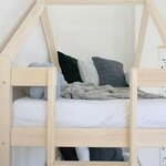 Lits cabane superposés KILI 90 x 200 gris
