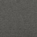 vidaXL Cadre de lit Gris foncé 140 x 200 cm Tissu