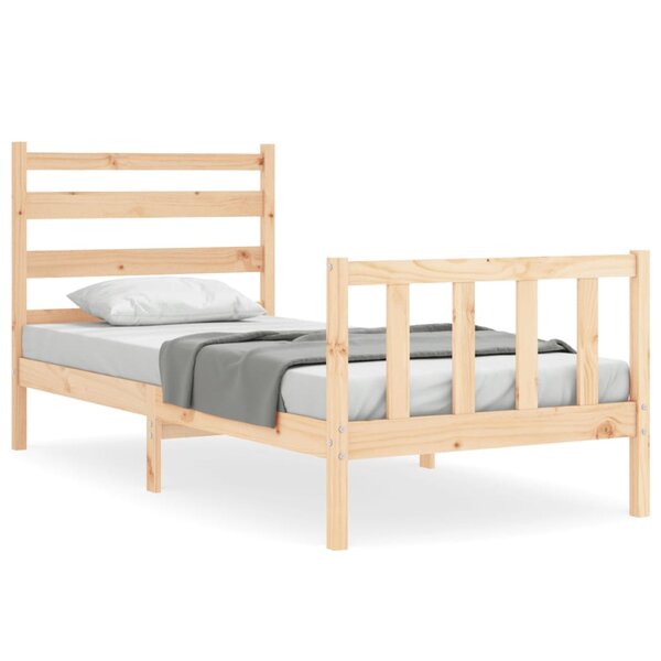 vidaXL Cadre de lit sans matelas 100x200 cm bois massif de pin