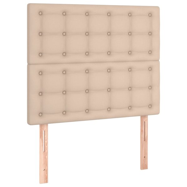 vidaXL Têtes de lit 2 Pièces Cappuccino 80x5x78/88 cm Similicuir