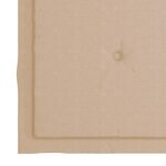 vidaXL Chaises Batavia lot de 2 et coussins beige Bois de teck massif
