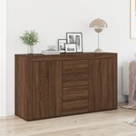 Buffet vidaXL Chêne marron Bois d'ingénierie 120 x 36 x 69 cm Buffet