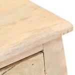 vidaXL Table de chevet 28x28x46 cm Bois de manguier massif