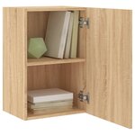 vidaXL Meubles TV muraux 2 Pièces chêne sonoma 40 5x30x60 cm