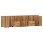 vidaXL Armoire d'angle chêne artisanal 160x40x45 cm bois d'ingénierie