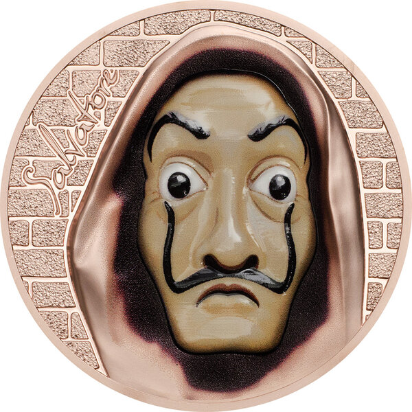 Pièce de monnaie en Argent 5 Dollars g 31.1 (1 oz) Millésime 2018 Revolutionary Masks SALVATORE