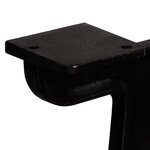 vidaXL Pied de table basse 2 Pièces Cadre en Y Fonte