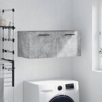 vidaXL Armoire murale gris béton 80x36 5x35 cm bois d'ingénierie