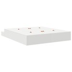 vidaXL Cadre de lit de rangement Blanc 180x200 cm