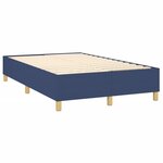 vidaXL Cadre de lit sans matelas bleu 120x200 cm tissu