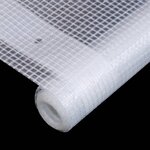 vidaXL Bâche Leno 260 g/m² 4 x 8 m Blanc