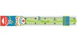 Règle plate Triple Décimètre Incassable Flex 30 cm Bleu ou Vert MAPED