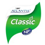 Stylo bille Rétractable ATLANTIS CLASSIC Pte Moy. 1 mm Vert BIC