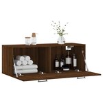 vidaXL Armoire murale chêne marron 100x36 5x35 cm bois d'ingénierie