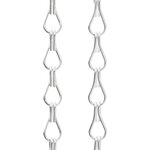 vidaXL Moustiquaire de porte à chaîne 80x212 cm aluminium
