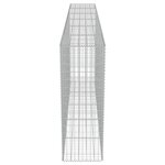 vidaXL Mur en gabion avec couvercles Acier galvanisé 300 x 50 x 150 cm