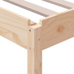 vidaXL Lit empilable sans matelas 75x190 cm bois pin massif