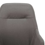 vidaXL Chaise à bascule Gris clair Tissu