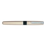 Stylo roller aluminium havanna champagne x 10 tombow