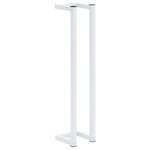 vidaXL Porte-serviette Blanc 12 5x12 5x60 cm Acier