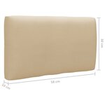 vidaXL Salon de jardin palette 6Pièces avec coussins Bois de pin imprégné