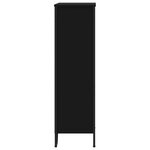 vidaXL Bibliothèque noir 80x31x106 cm bois d'ingénierie