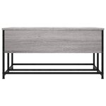 vidaXL Table basse sonoma gris 80x80x40 cm bois d'ingénierie