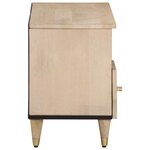 vidaXL Meuble TV 100x33x46 cm bois massif de manguier