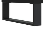 vidaXL Tables basses 2 Pièces noir 50x46x50 cm bois d'ingénierie