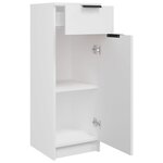 vidaXL Armoire de salle de bain blanc 32x34x90 cm bois d'ingénierie