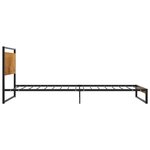 vidaXL Cadre de lit Métal 100x200 cm