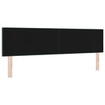 Tête de lit vidaXL Boutons capitonnés Vert foncé 180 cm Velours