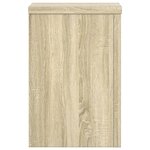 vidaXL Supports pour plantes 2 Pièces chêne sonoma bois d'ingénierie