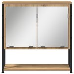 vidaXL Ensemble de meubles de salle de bain 2 pièces en chêne artisan en bois d'ingénierie