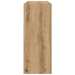 vidaXL Buffet Chêne artisanal Bois d'ingénierie 116 x 30 x 75 cm Buffet