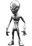 Pièce de monnaie en Argent g 155.5 (5 oz) Millésime  ALIEN
