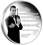 James Bond Legacy Series - Sean Connery - 1$ - Argent - BE 2021