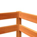 vidaXL Lit mezzanine d'enfants sans matelas 80x200 cm bois pin massif