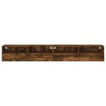 vidaXL Meubles TV muraux 2Pièces chêne fumé 100x30x30cm bois d'ingénierie