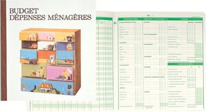 budget dépense ménagère 27x25cm 56p EXACOMPTA