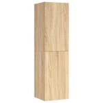 vidaXL Meuble TV Chêne sonoma 30 5x30x110 cm Bois d’ingénierie