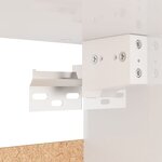 vidaXL Garde-robe blanc brillant 70x32 5x35 cm bois d'ingénierie