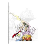 1 Cahier Piqué A4 - 96 pages Séyès - Astérix et Obélix - Visuel Aléatoire