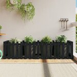 vidaXL Lit surélevé de jardin design de clôture 200x50x50cm pin massif