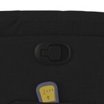vidaXL Fauteuil de massage inclinable Noir Tissu