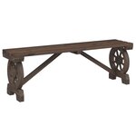 vidaXL Banc de jardin 115 cm bois de sapin massif