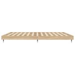 vidaXL Cadre de lit sans matelas chêne sonoma 140x200 cm